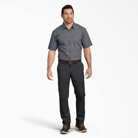 Slim Fit Tapered Leg Multi-Use Pocket Work Pants - Black &#40;BK&#41;