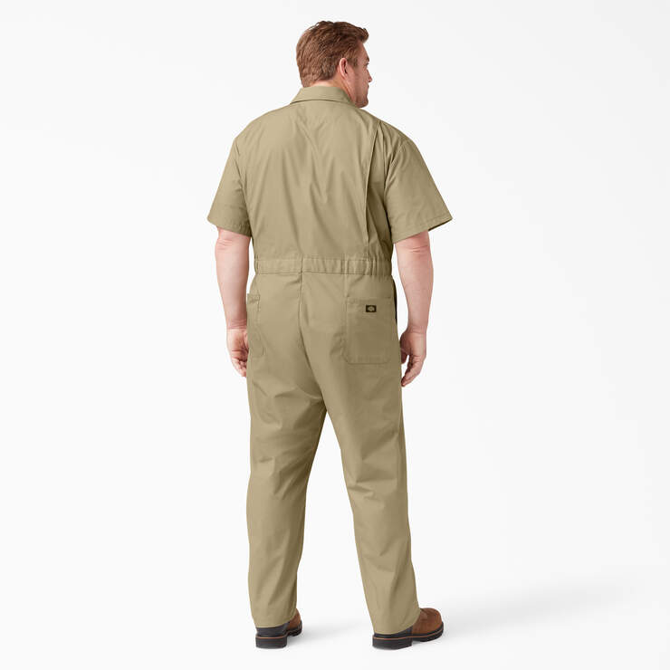 Short Sleeve Coveralls - Khaki (KH) image number 5