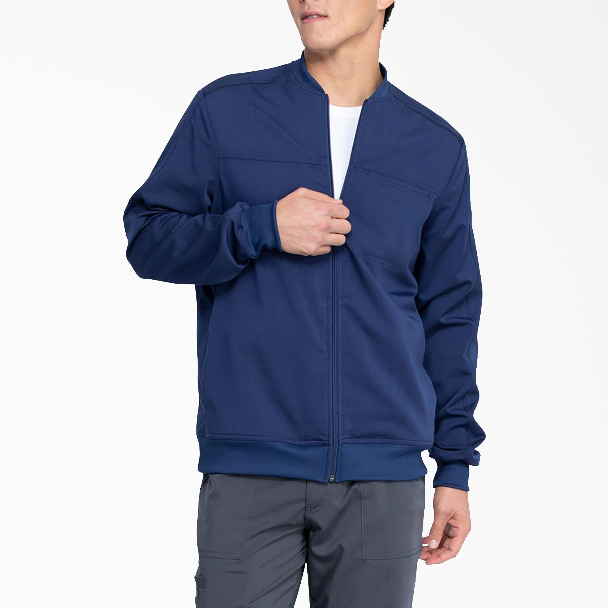 Bomber scrub top jacket
