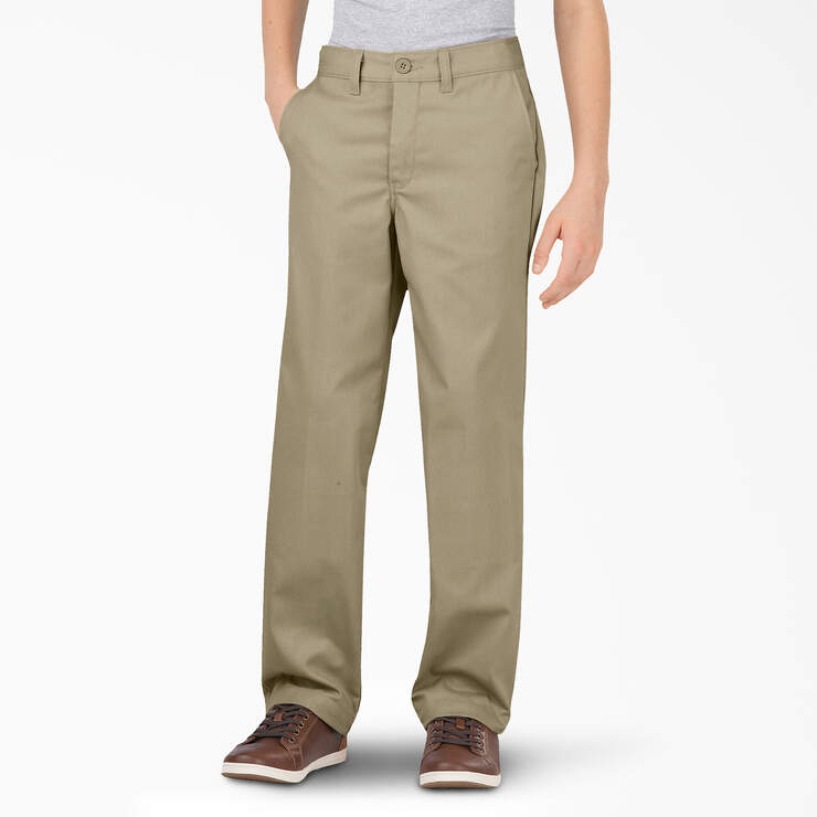 Boys' FLEX Classic Fit Pants, 4-20 - Desert Sand (DS) image number 1