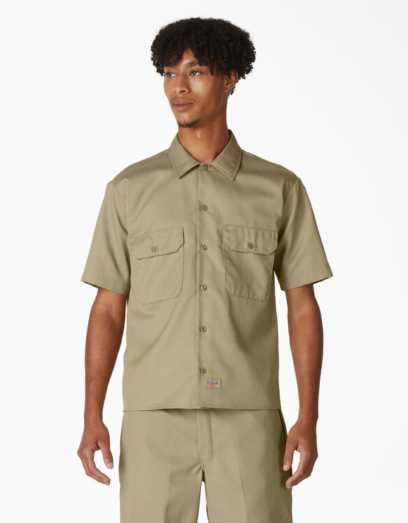 Short Sleeve Work Shirt - Military Khaki &#40;KH&#41;