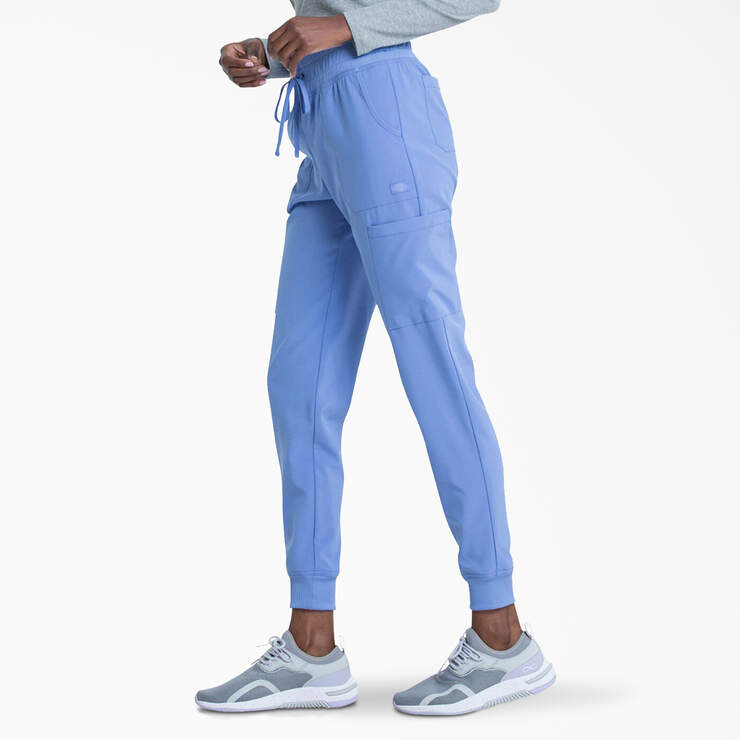 Women's EDS Essentials Jogger Scrub Pants - Ceil Blue (CBL) image number 3