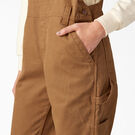 Women&#39;s Relaxed Fit Bib Overalls - Rinsed Brown Duck &#40;RBD&#41;