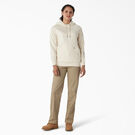 Women&#39;s Heavyweight Logo Sleeve Pullover - Antique White &#40;AW&#41;