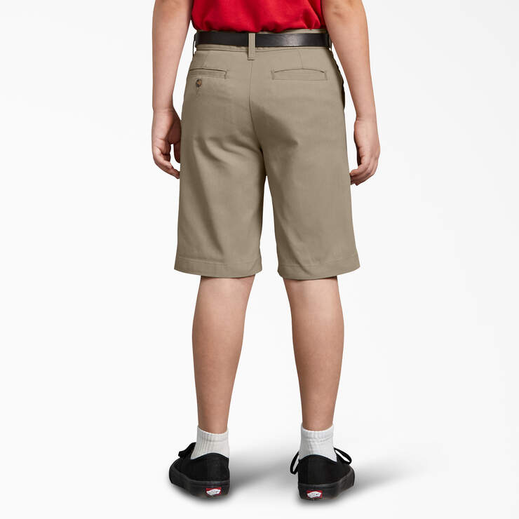 Boys' FLEX Slim Fit Shorts, 8-20 - Desert Sand (DS) image number 2