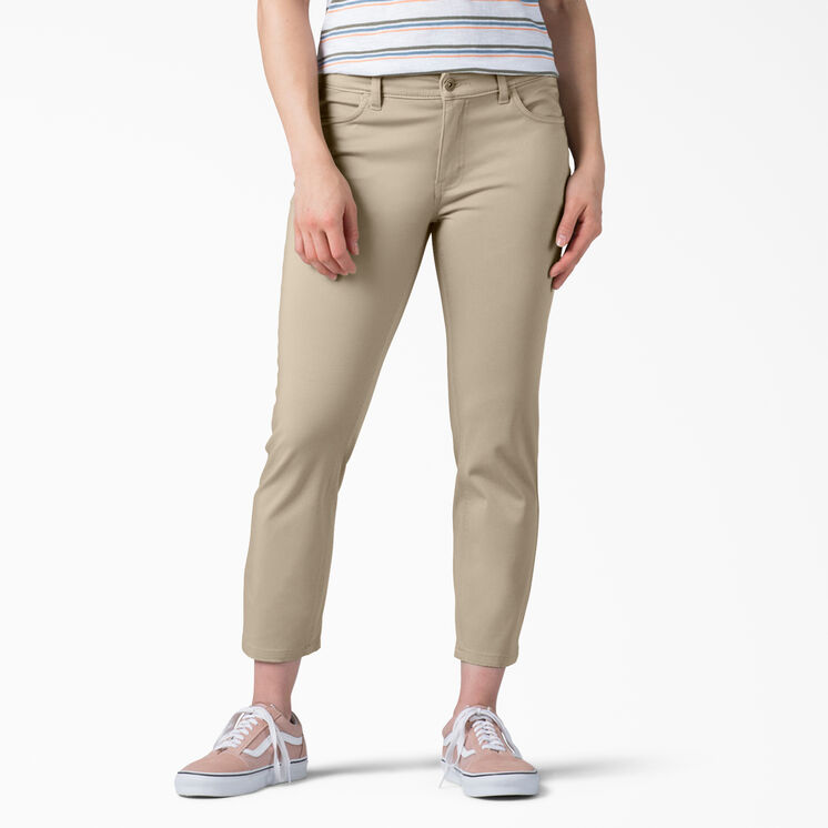 Women&#39;s Perfect Shape Skinny Fit Capri Pants - Rinsed Oxford Stone &#40;RDG2&#41;