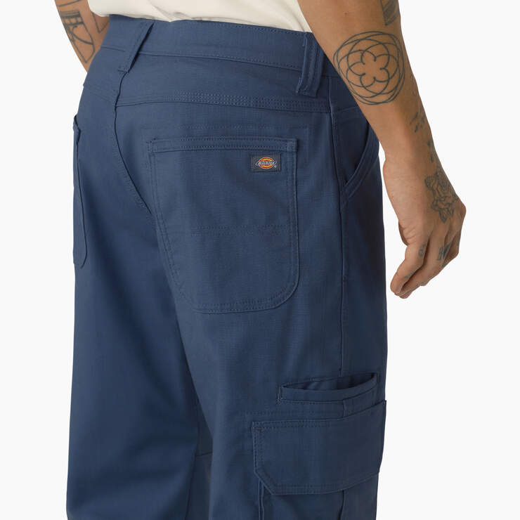 FLEX DuraTech Relaxed Fit Ripstop Cargo Pants - Dark Denim (DM) image number 5