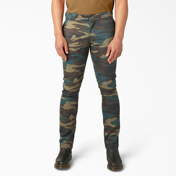 flex slim fit straight leg work pants