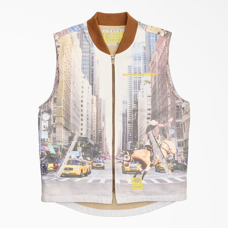 New York Sunshine x Dickies City Cowboy Vest - NYC Cowboy Print &#40;TPG&#41;