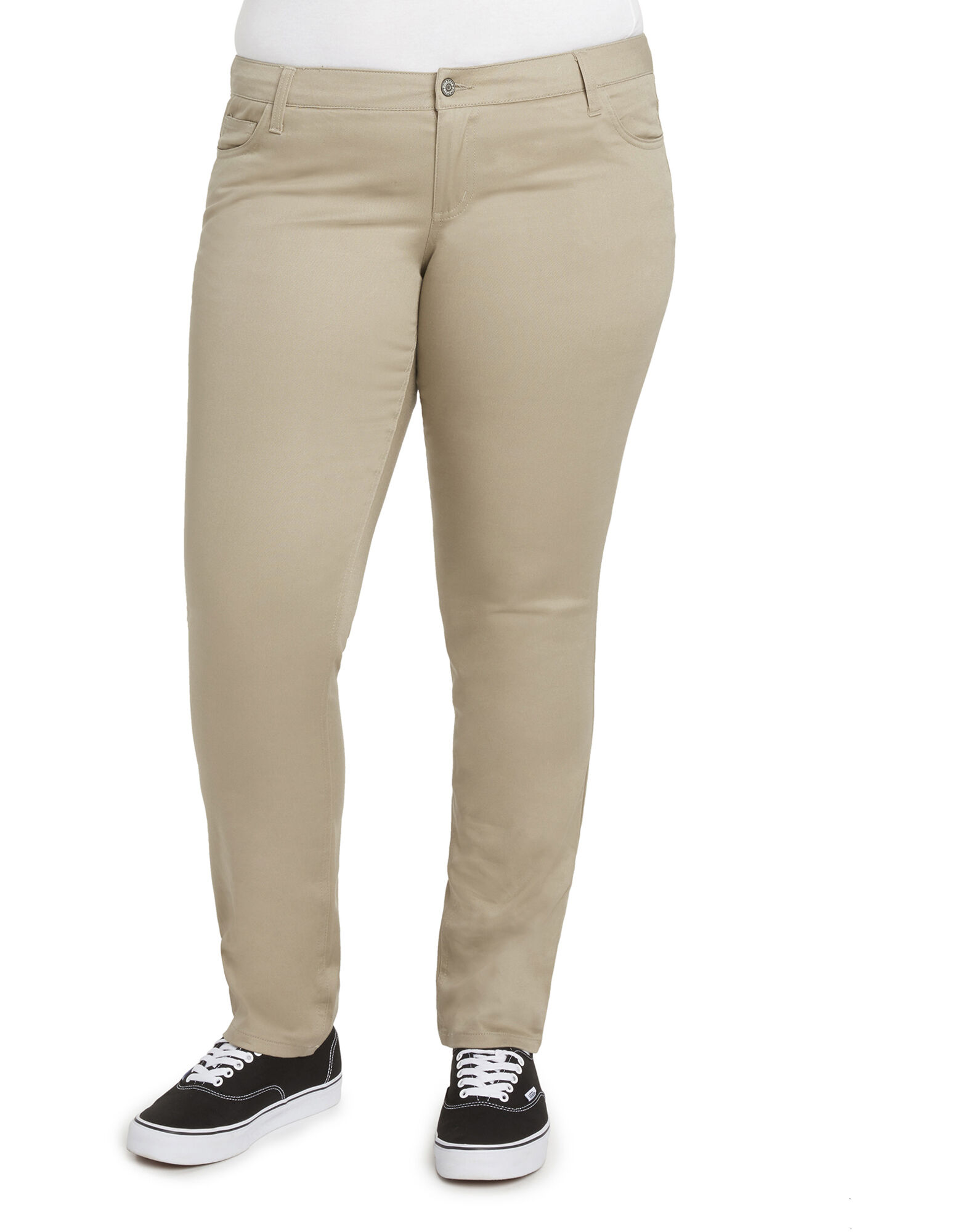 Dickies Girl Juniors' Plus Classic 5-Pocket Skinny Pants - Dickies US