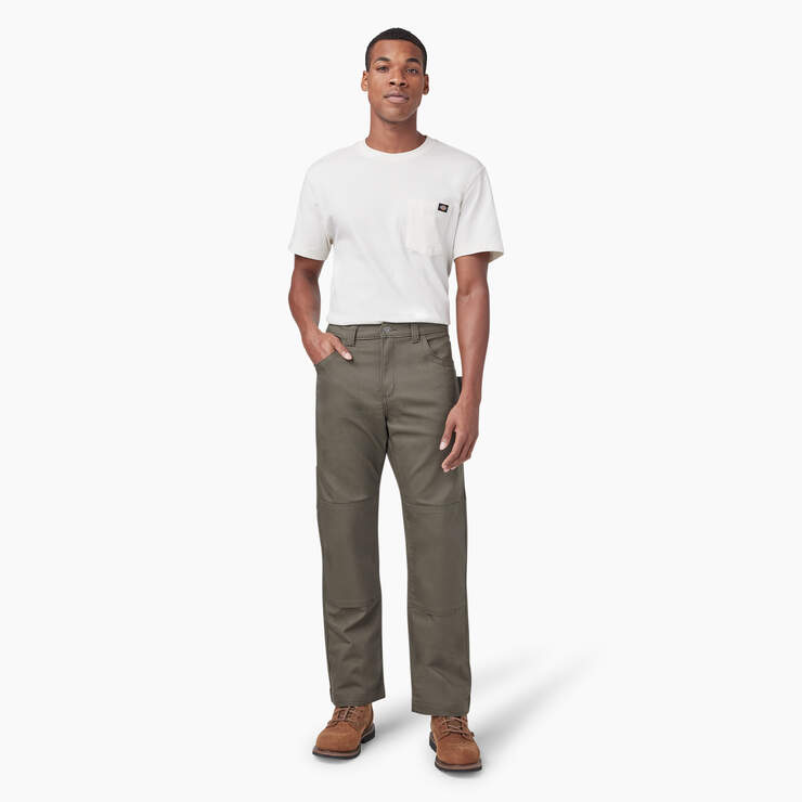 FLEX DuraTech Relaxed Fit Duck Pants - Moss Green (MS) image number 5