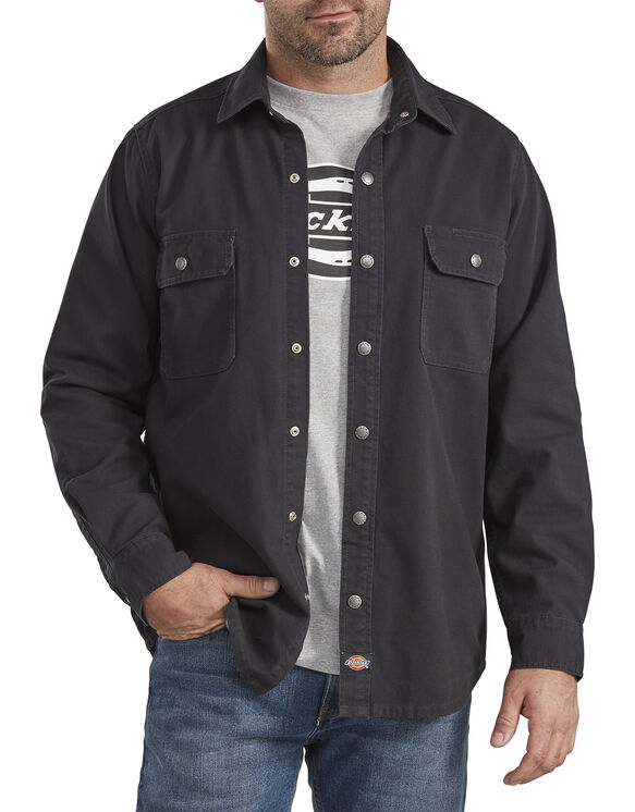 Flannel Lined Duck Shirt | Men's Shirts | Dickies