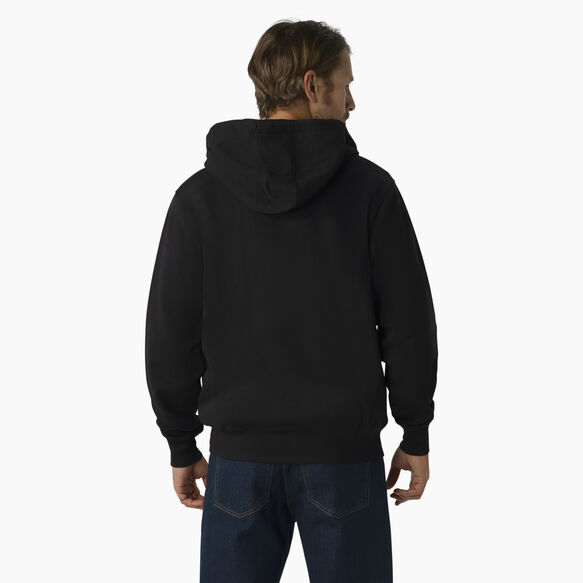 Thermal Lined Full-Zip Fleece Hoodie - Black &#40;KBK&#41;