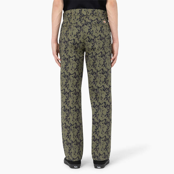 Drewsey Relaxed Fit Work Pants - Military Green Glitch Camo (MPE) image number 2