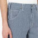 Garyville Hickory Stripe Carpenter Pants - Ecru/Airforce Blue &#40;EUA&#41;