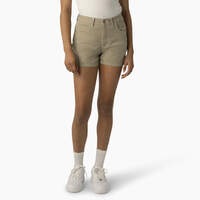 Women's Carpenter Shorts, 3" - Stone (ST)
