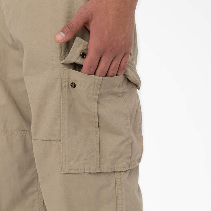 Eagle Bend Relaxed Fit Double Knee Cargo Pants - Desert Sand (DS) image number 10