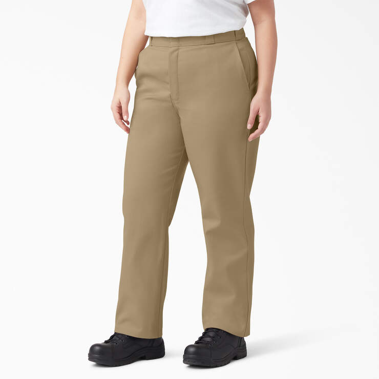 Women's Plus 874® Original Work Pants - Military Khaki (KSH) image number 1