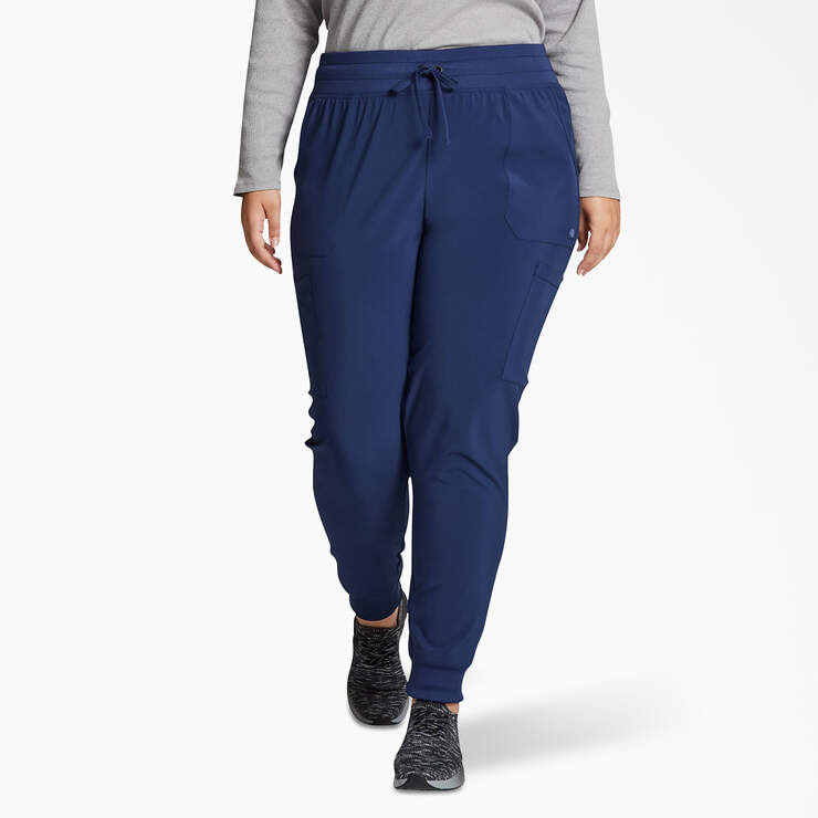 Women's EDS Essentials Jogger Scrub Pants - Navy Blue (NVY) image number 1