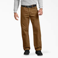 Relaxed Fit Sanded Duck Carpenter Pants - Rinsed Brown Duck (RBD)