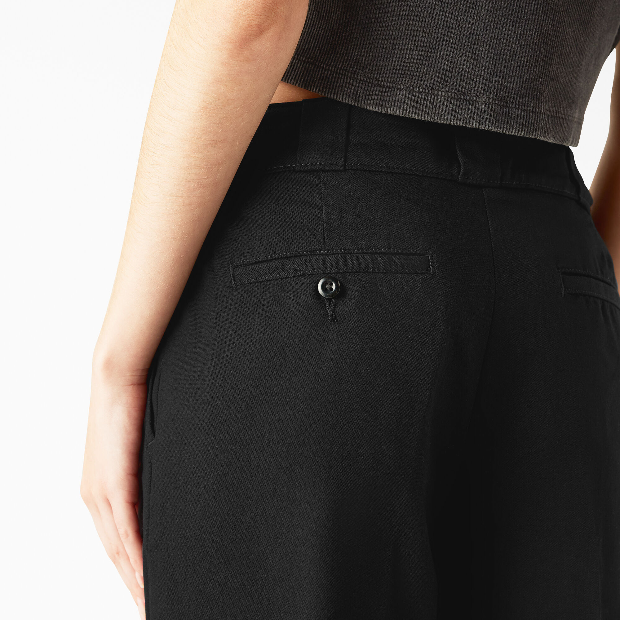 Dickies pleated work pants with cell phone pocket discount