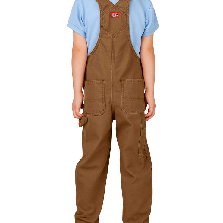 Toddler Duck Bib Overalls - Rinsed Brown Duck (RBD) image number 2