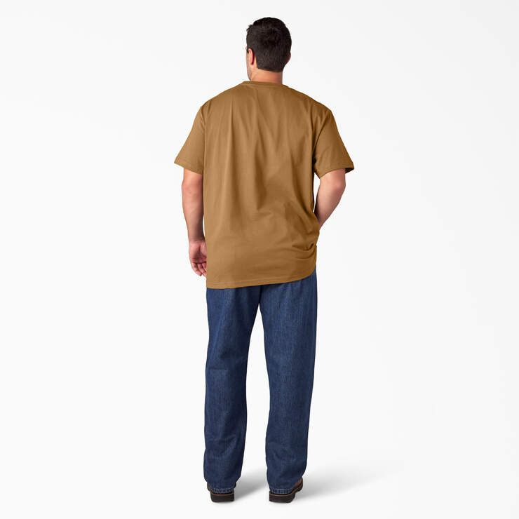 Heavyweight Short Sleeve Pocket T-Shirt - Brown Duck (BD) image number 10