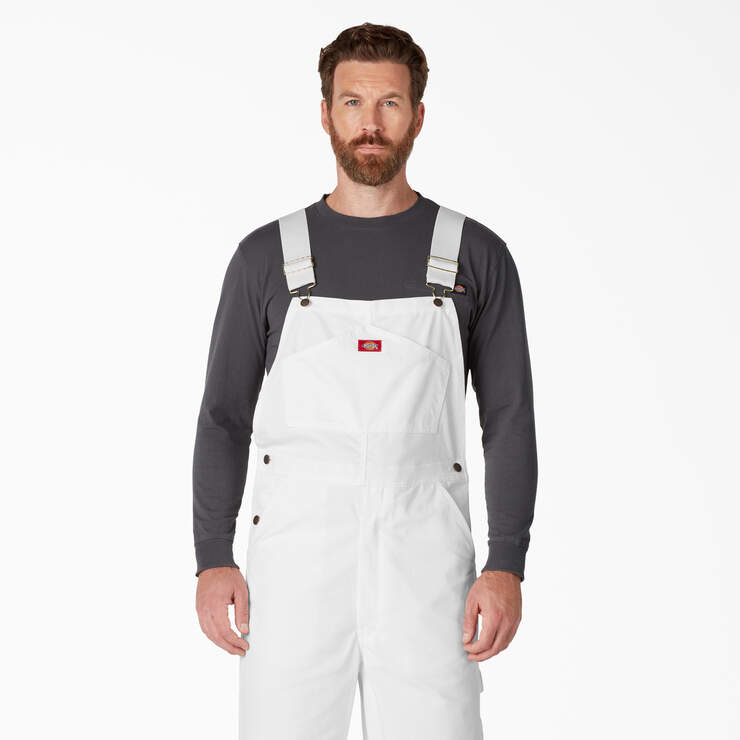 Painter's Bib Overalls - White (WH) image number 10