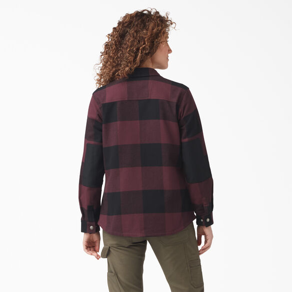 Women&rsquo;s DuraTech Renegade Flannel Shirt - Burgundy Buffalo Plaid &#40;A2Y&#41;