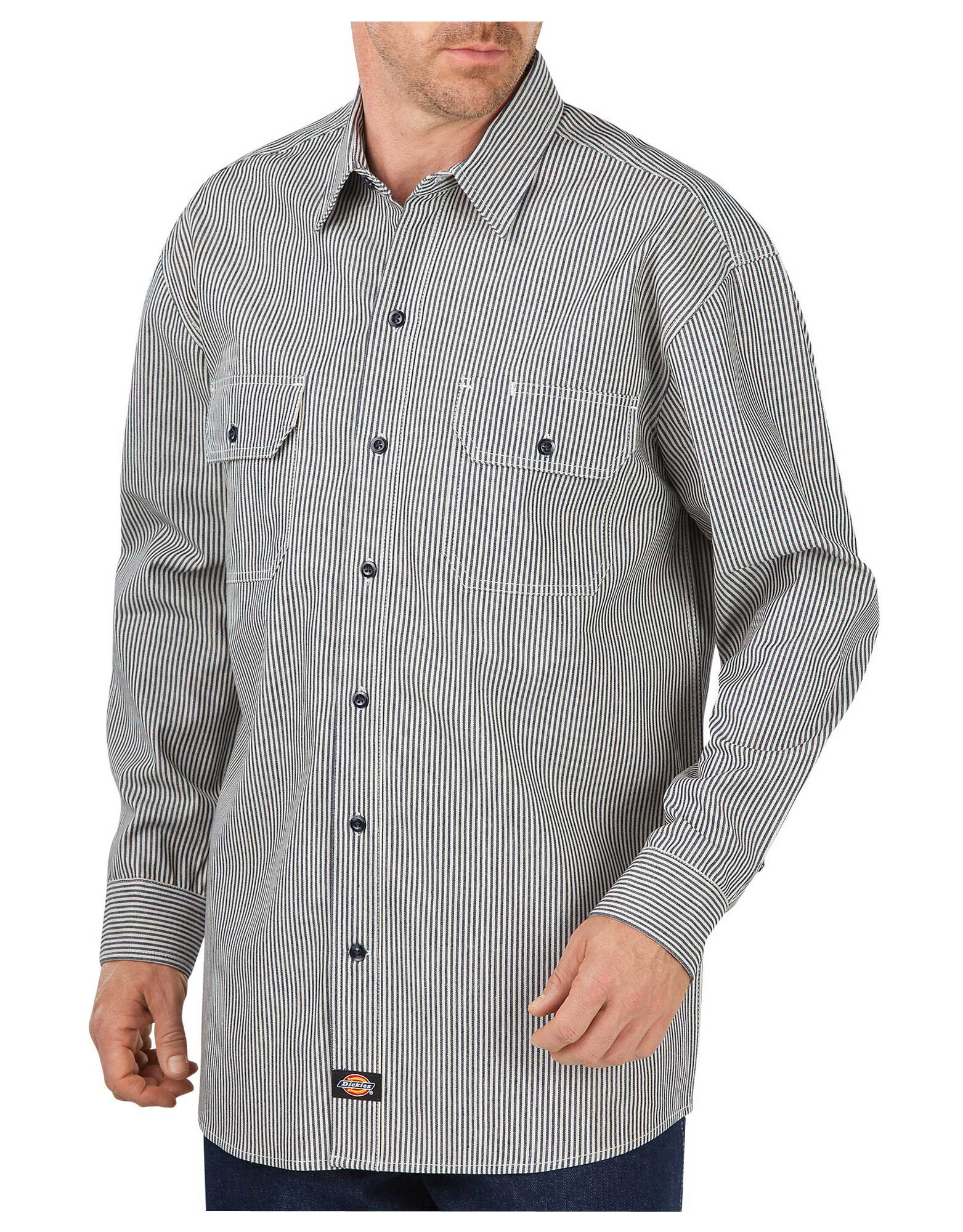 Long Sleeve Button-Front Logger Shirt | Mens Shirts | Dickies