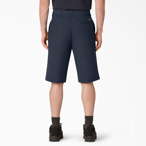 13&quot; Cooling Active Waist Flat Front Shorts - Dark Navy &#40;DN&#41;