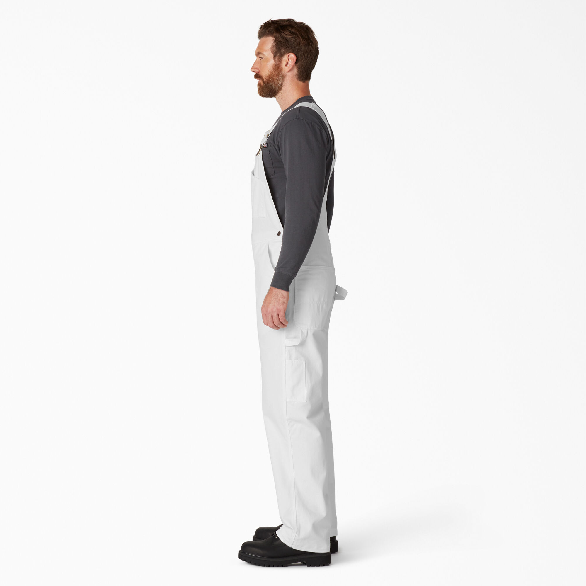 Mens white bib overalls clearance