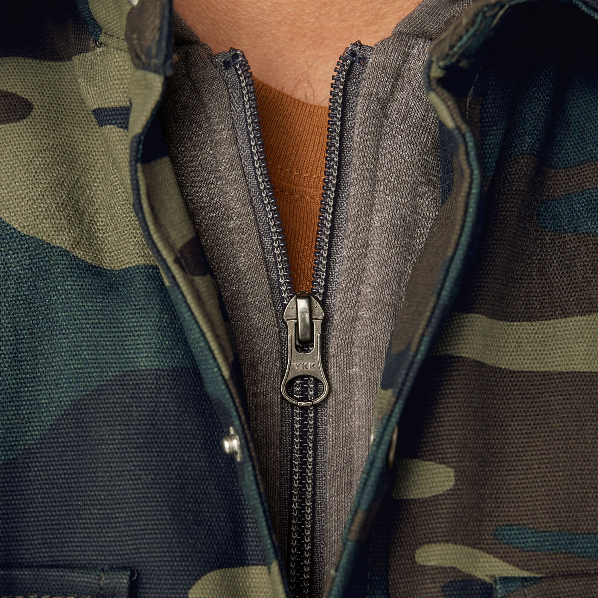 Men's Water Repellent Duck Hooded Shirt Jacket - Dickies US