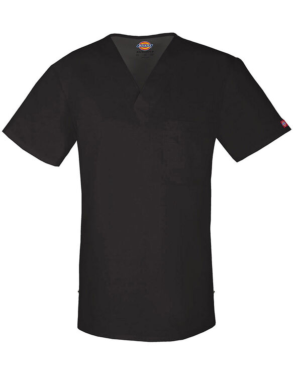 Men's Evolution NXT V-Neck Scrub Top - BLACK (BLK)