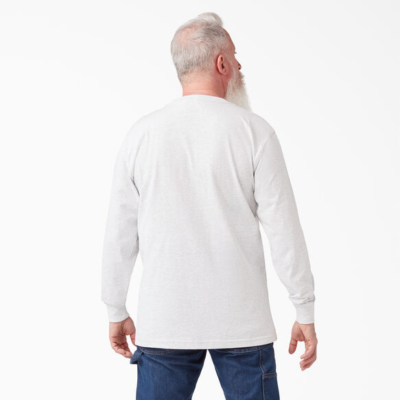 Heavyweight Long Sleeve Pocket T-Shirt - Ash Gray &#40;AG&#41;