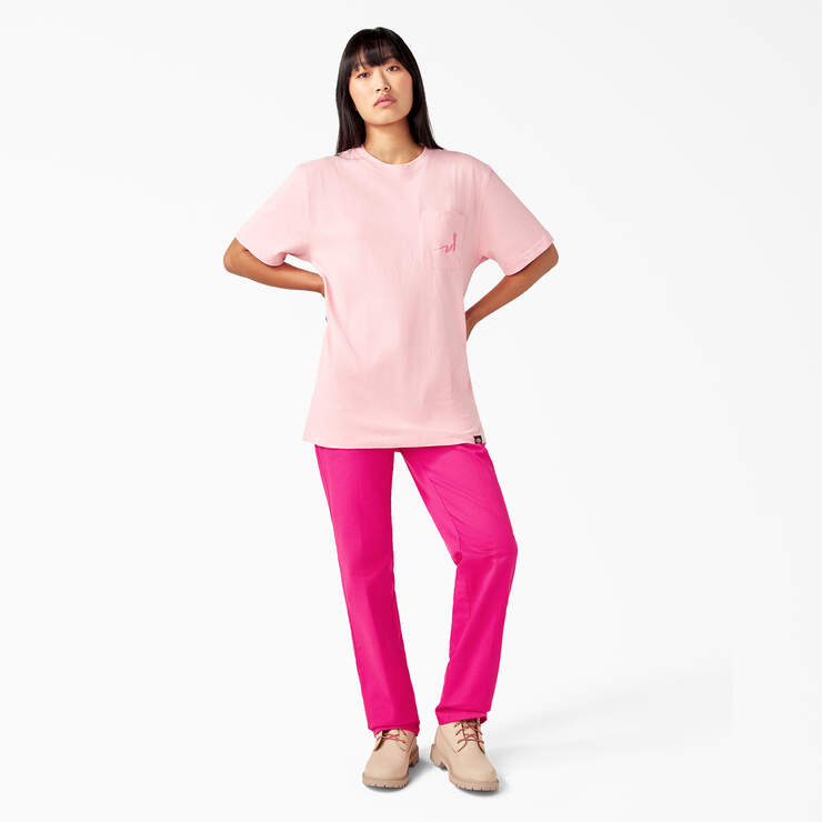 Breast Cancer Awareness Heavyweight T-Shirt - Quartz Pink (QKS) image number 8