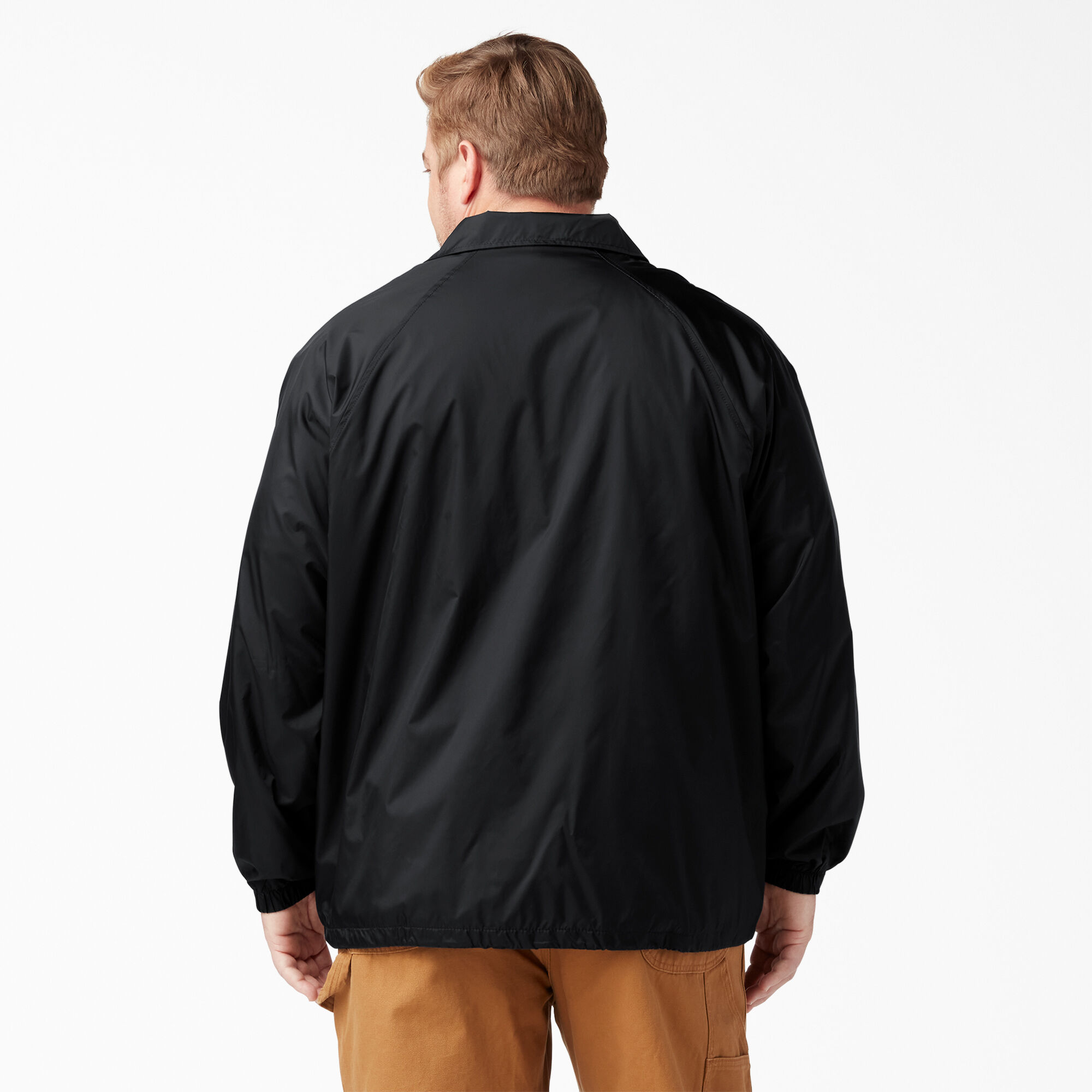 Mens snap 2025 front nylon jacket