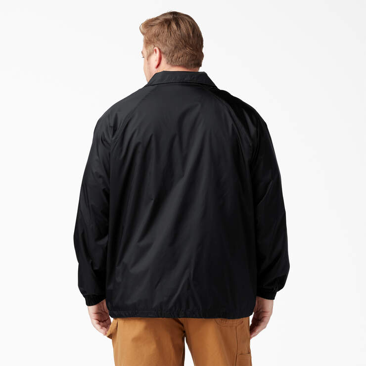 Snap Front Jacket - Black (BK) image number 5