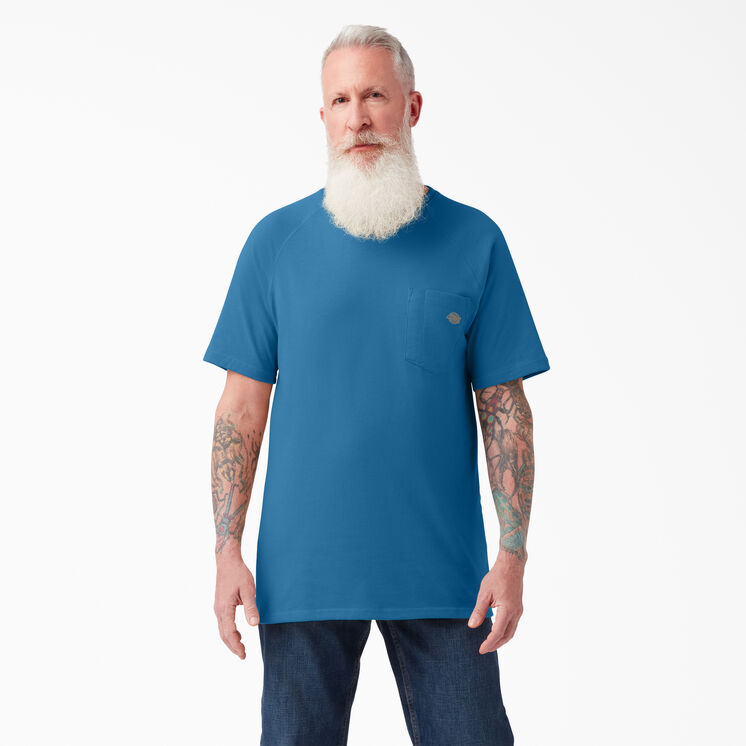 Cooling Short Sleeve Pocket T-Shirt - Vallarta Blue &#40;V2B&#41;