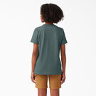 Women&#39;s Heavyweight Short Sleeve Pocket T-Shirt - Lincoln Green &#40;LN&#41;