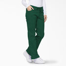 Women&#39;s EDS Signature Flare Leg Cargo Scrub Pants - Hunter Green &#40;HTR&#41;
