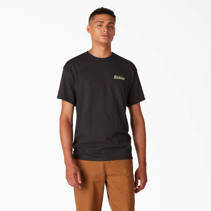 Dickies Skateboarding Split Graphic T-Shirt - Black (BK) image number 2