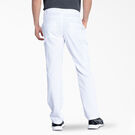 Men&#39;s Balance Zip Fly Scrub Pants - White &#40;DWH&#41;