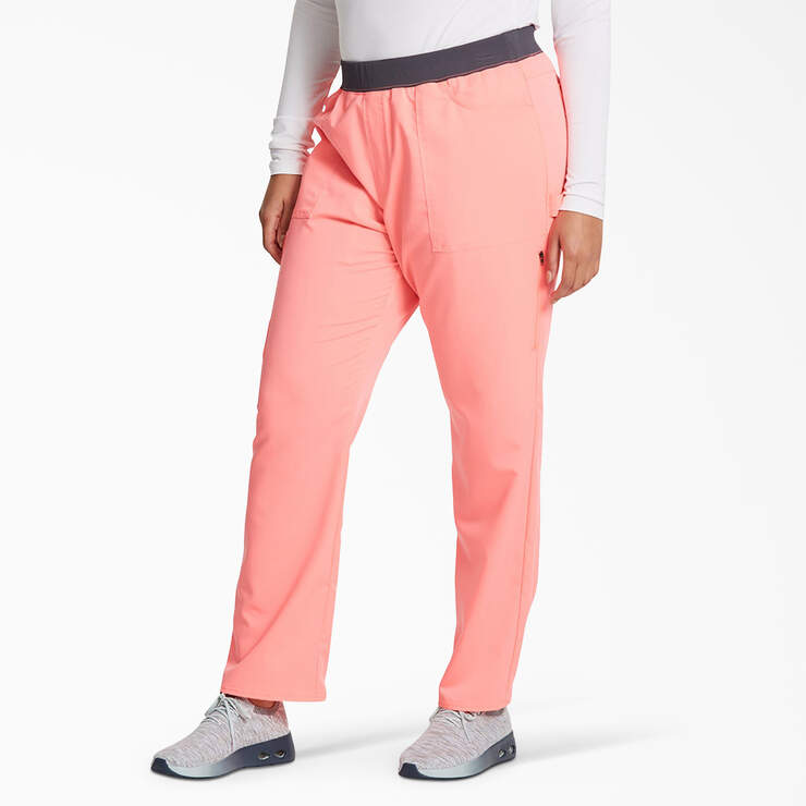 Women's Balance Scrub Pants - Pink Flamingo (FLA) image number 3