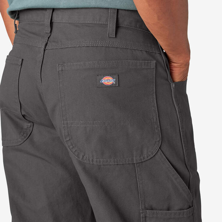 Relaxed Fit Heavyweight Duck Carpenter Pants - Rinsed Slate (RSL) image number 11