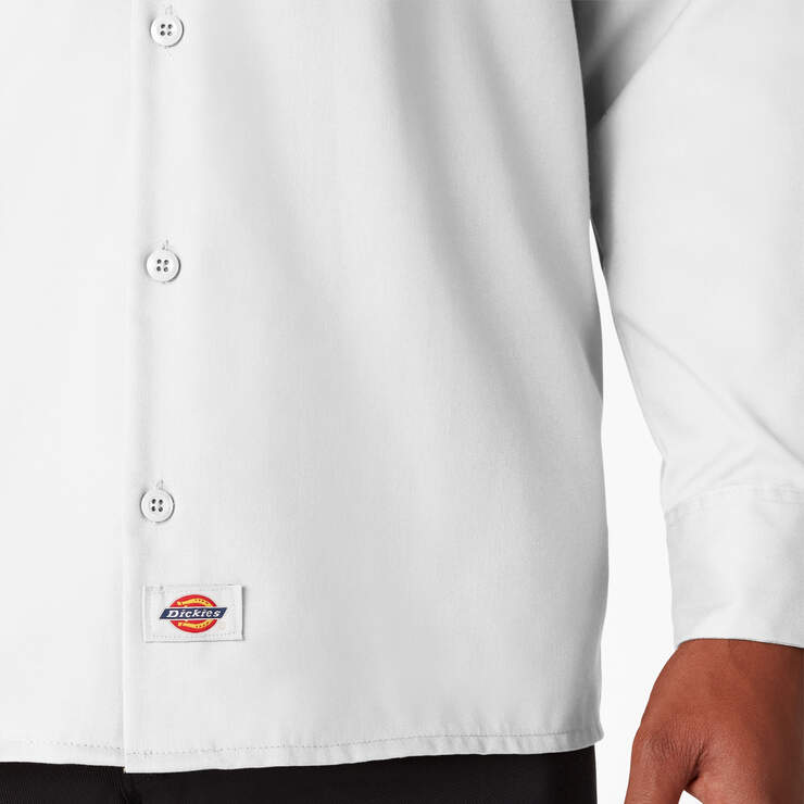 Long Sleeve Work Shirt - White (WH) image number 10