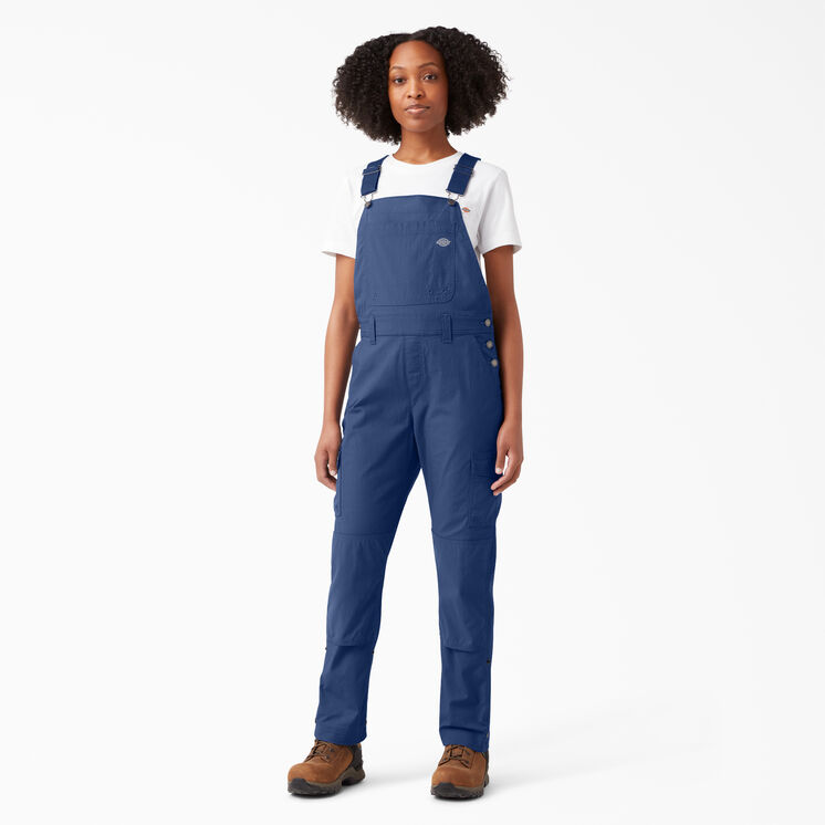 Women&#39;s Cooling Ripstop Bib Overalls - Rinsed Retro Indigo &#40;RRI&#41;