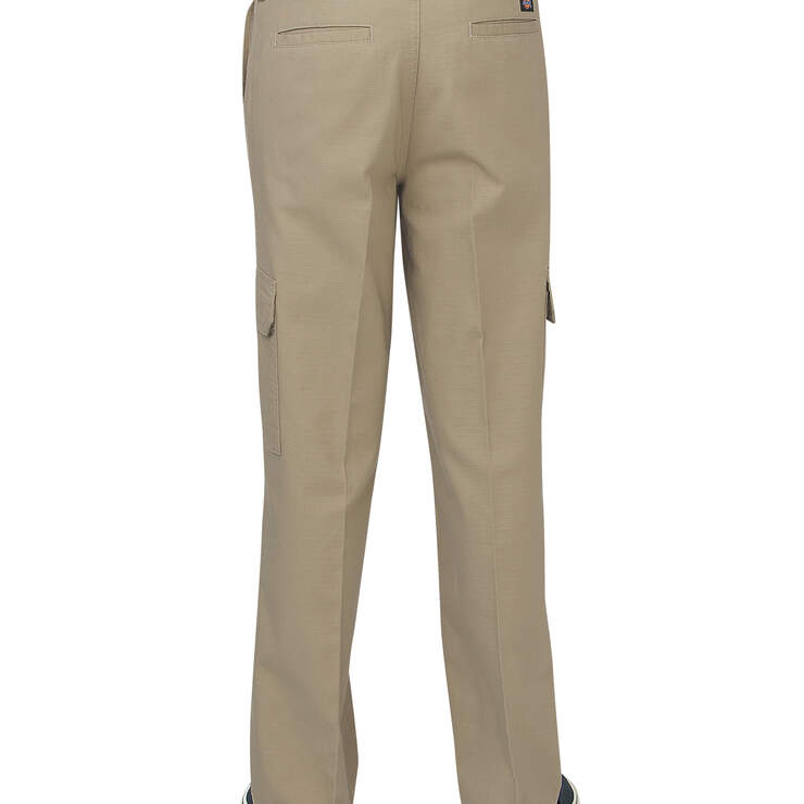 Boys' FlexWaist and Relaxed Fit Straight Leg Ripstop Cargo Pants, 4-7 - Rinsed Desert Sand (RDS) image number 2