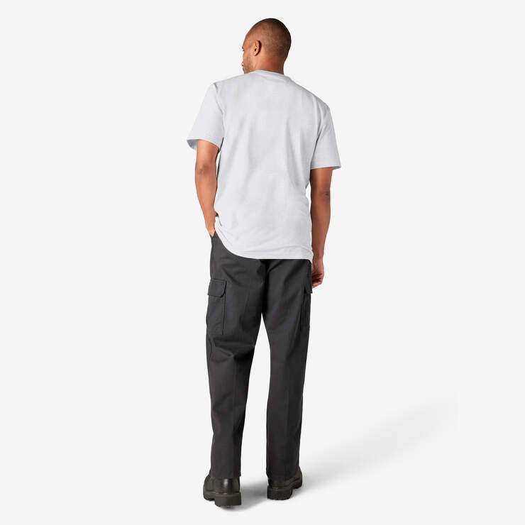 Heavyweight Short Sleeve Pocket T-Shirt - Ash Gray (AG) image number 8