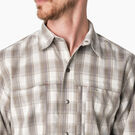 Cooling Long Sleeve Work Shirt - Smoke/Charcoal Plaid &#40;A1R&#41;